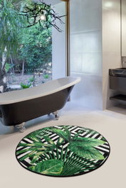 Mijölnir Alfombrilla de baño Tropic Djt Multicolor 100 cm